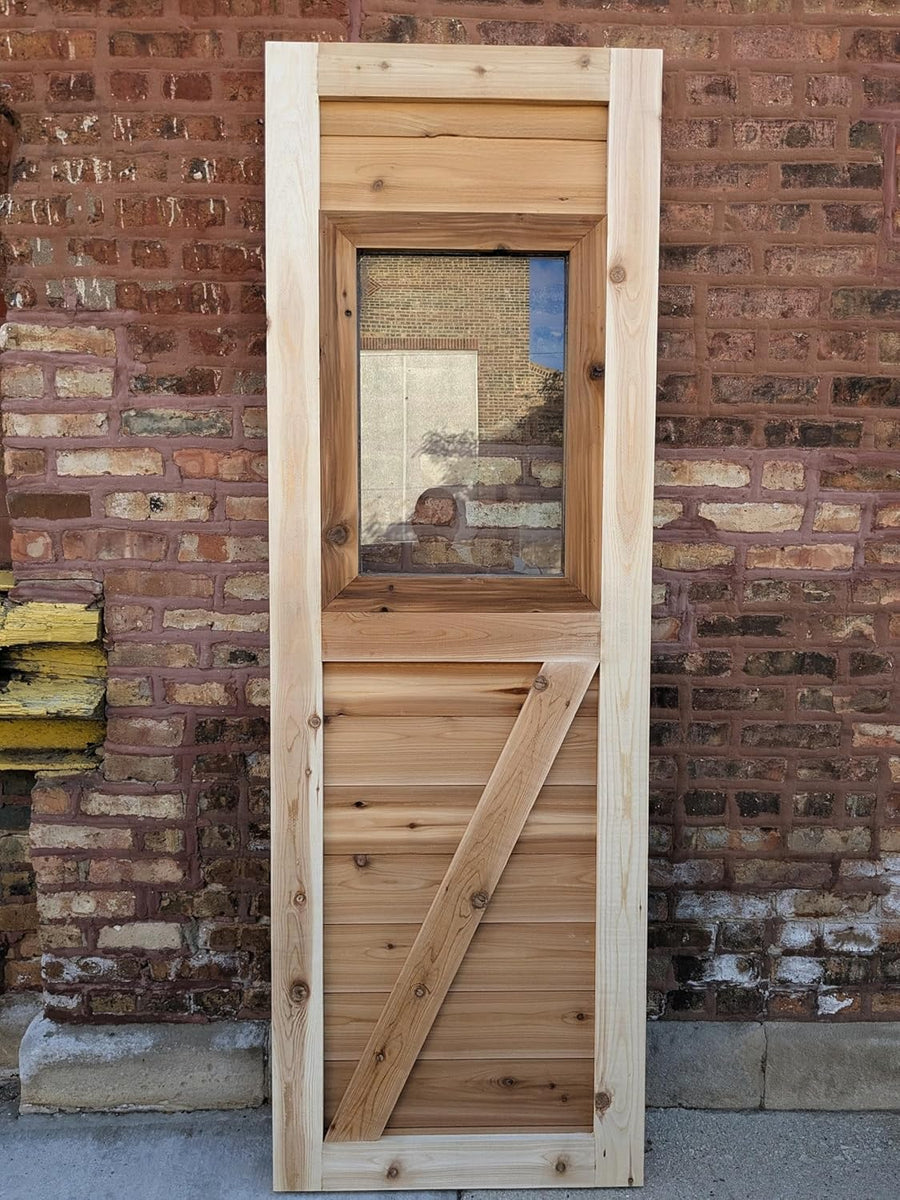 Customizable Cedar Sauna Door – Thunder-Domes