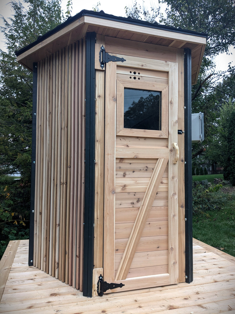 その他 IE SAUNA 1 Person Outdoor Infrared Sauna Room – CheryLife