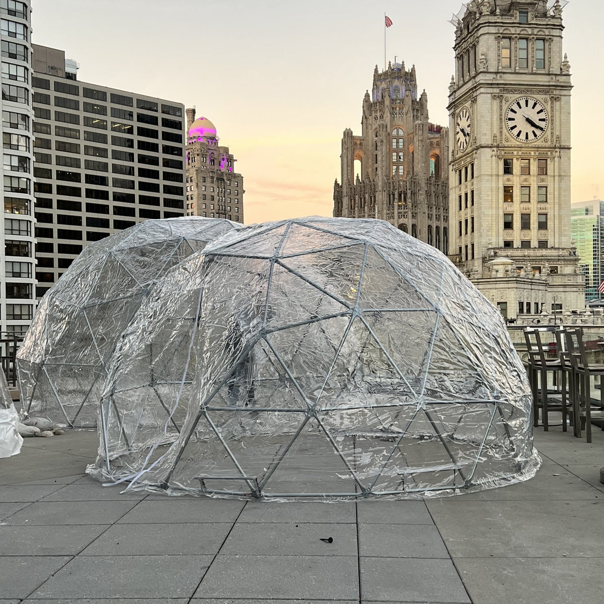 4 Meter - 3V Dome w/ Cover – Thunder-Domes