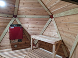 1v Geodesic Dry Sauna Dome