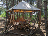 Thunder Domes: 1V Geodesic Dome Hub Kit