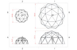 2V Aluminum Geodesic Dome