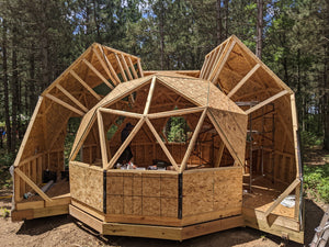 Pre-Fabricated Triple Dome Home Build in Wisconsin