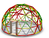 Thunder Domes: 3V Geodesic Dome Hub Kit
