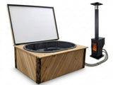 Cedar-Clad Off-Grid Wood Fired Pellet Soaking Tub / Cold Plunge (2-Person)