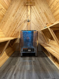 Personal Cedar Honeycomb Sauna by Thunder Domes
