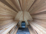 Personal Cedar Honeycomb Sauna by Thunder Domes