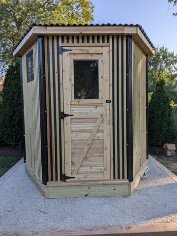Hex Sauna - Personal Cedar Sauna (4-5 Person)