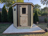 Hex Sauna - Personal Cedar Sauna (4-5 Person)