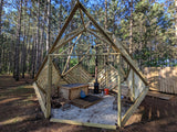 Cedar-Clad Off-Grid Wood Fired Pellet Soaking Tub / Cold Plunge (2-Person)