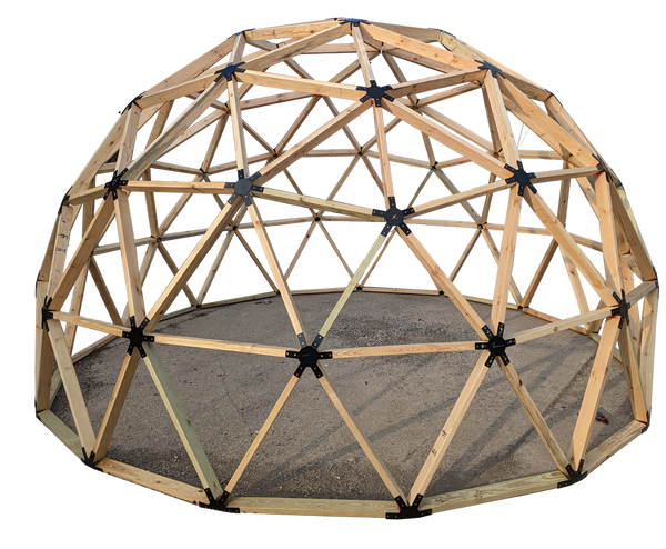 Thunder Domes: 3V Geodesic Dome Hub Brackets - DIY Metal