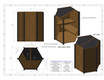 HexSauna - Personal Cedar Sauna (1-2 Person)