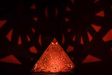 Geometric Pyramid Kinetic Shadow Lamp
