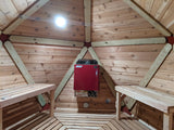 1v Geodesic Dry Sauna Dome