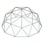 Covered Geodesic Dome w/ Steel Pipe Frame 2V