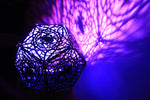 12 Sided Shadow Lamp Shade Sacred Geometry Pattern With RGB LED Light and Controller