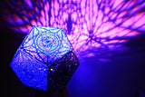 12 Sided Shadow Lamp Shade Sacred Geometry Pattern With RGB LED Light and Controller
